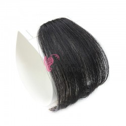 Breton din par artificial cu clips HQ HT001 Brunet Natural